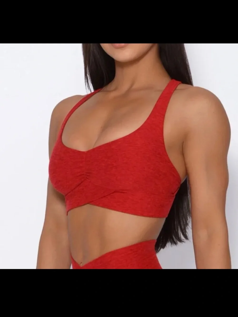 Bombshell Sportswear Red Angel Bra